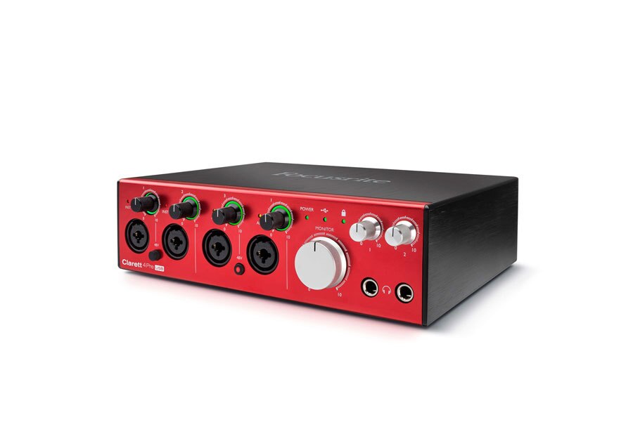 Focusrite Clarett 4Pre USB Audio Interfacealamomusiccenter
