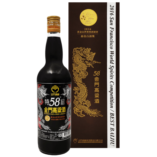 金門高粱酒58度(舊金山世界烈酒競賽款),KINMEN KAOLIANG LIQUOR