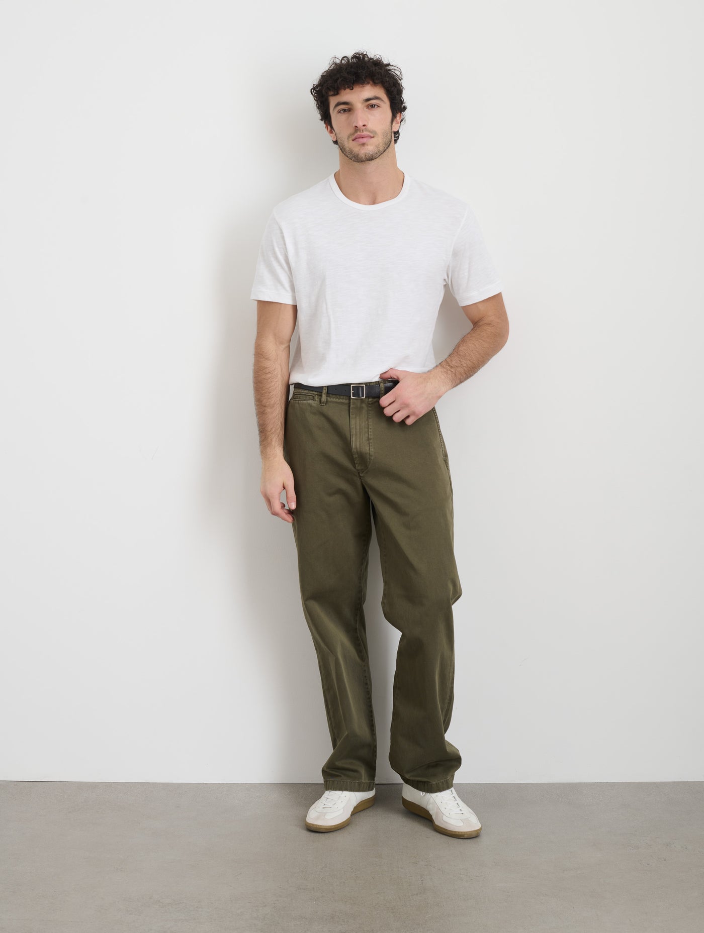 Straight Leg Pant In Vintage Wash Chino – Alex Mill