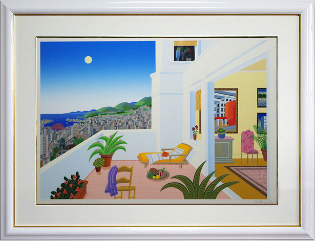 トーマスマックナイト 神戸の街並み 絵画 THOMAS McKNIGH トーマス