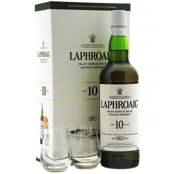 Laphroaig 10 ani Gift Set 0.7L