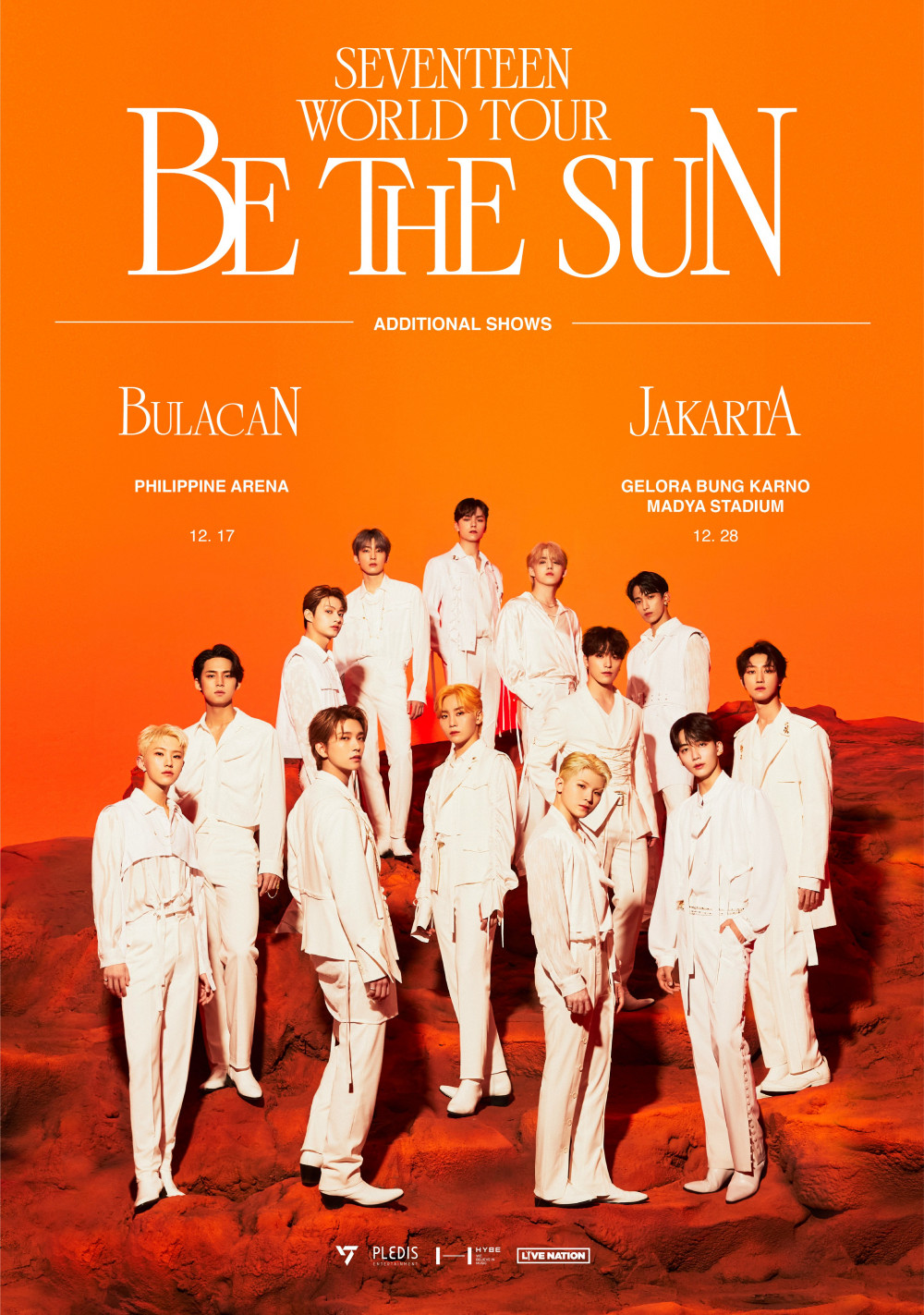 Seventeen reveal additional dates and cities for 2022 'Be The Sun