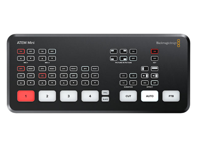 ATEM Mini ライブプロダクションスイッチャーレンタル｜カメラレンタル