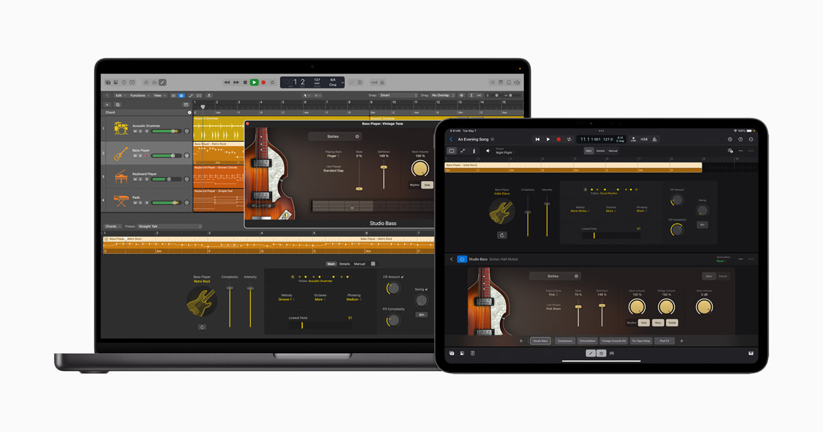 Logic Pro、新しいAI機能で音楽制作を次のレベルへ - Apple (日本)