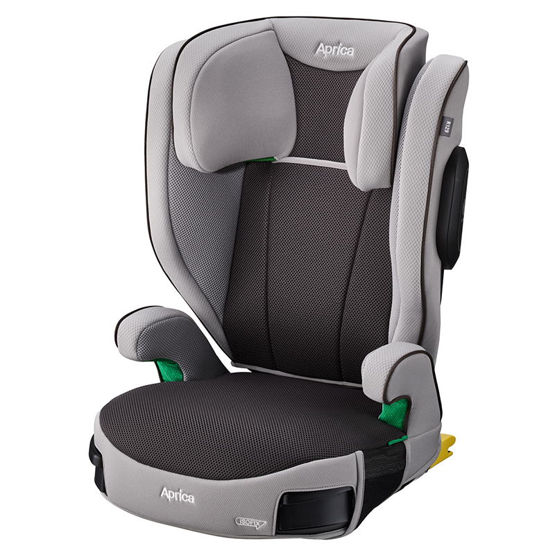 Aprica チャイルドシート グレー ISO fix対応 ライドクルー ISOFIX