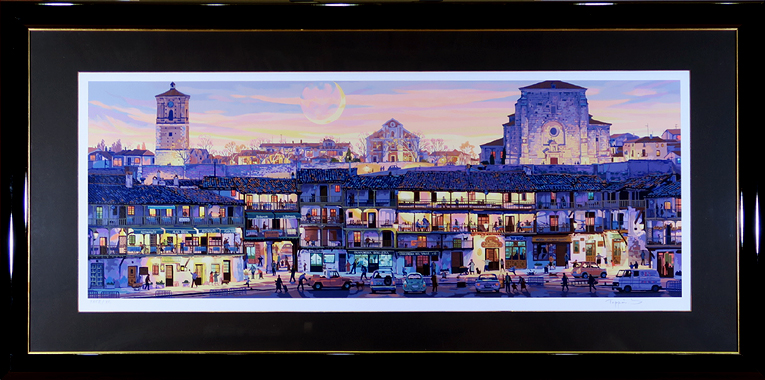 笹倉鉄平「マヨール広場」作品を卸価格で販売しています！