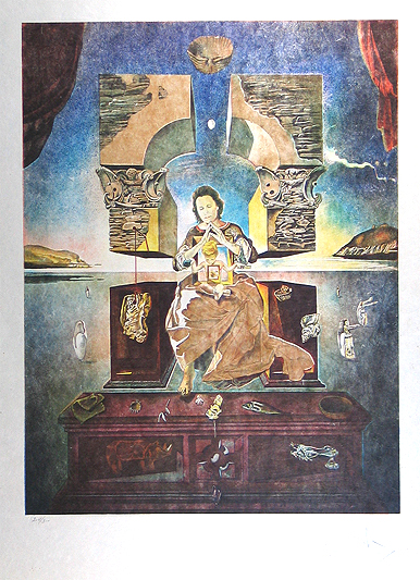 サルバドール・ダリ ポート・リガットの聖母リトグラフ サルバドール