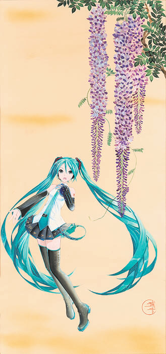 初音ミク／タペストリー／のれん／ボカロ／ボーカロイド／ミク