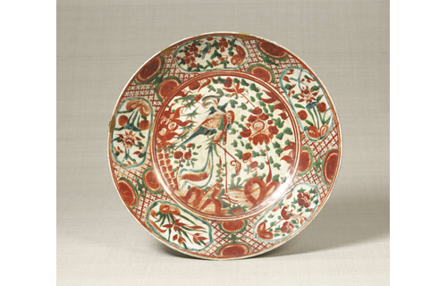 古伊万里赤絵。 骨董 アンティーク 古伊万里 型物古伊万里 赤絵 色絵