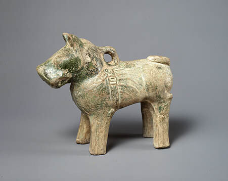 六朝時代 動物俑 埋葬品 古代中国 土偶 六朝時代 動物俑 埋葬品 古代
