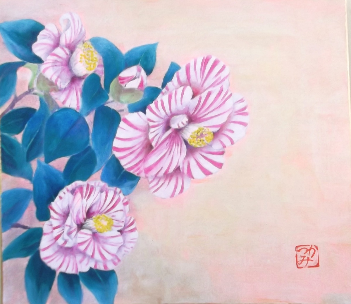 希少】ドクダミの絵画 花アート 希少】ドクダミの絵画 花アート hq720