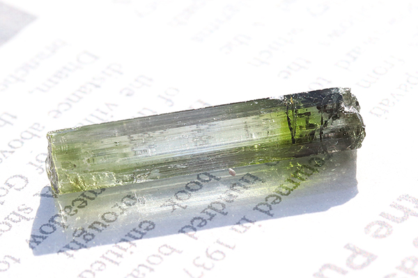 パキスタン産グリーントルマリン柱状結晶-044水晶クラスター、天然石