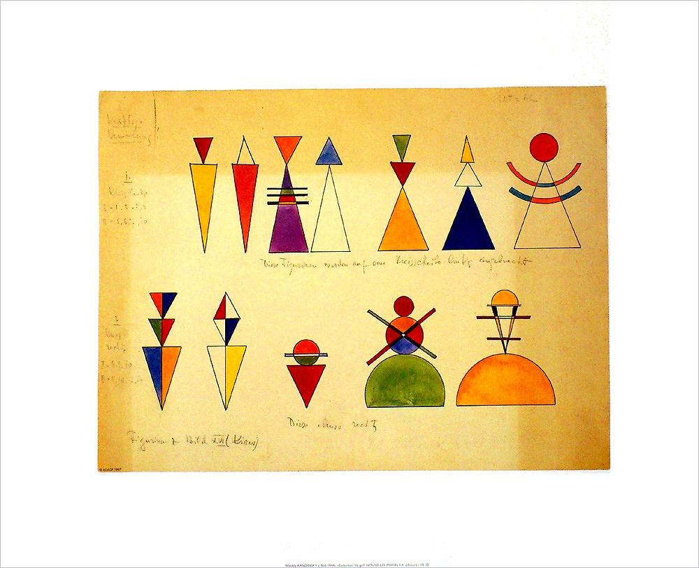 ワシリー・カンディンスキー ポスター Sketch for picture XVI The