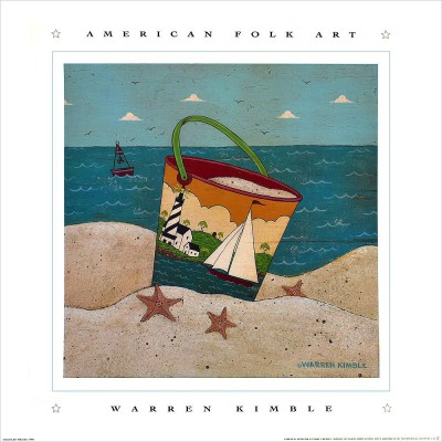 ウォーレン・キンブル 額付き ポスター印刷画 ウォーレン・キンブル 額