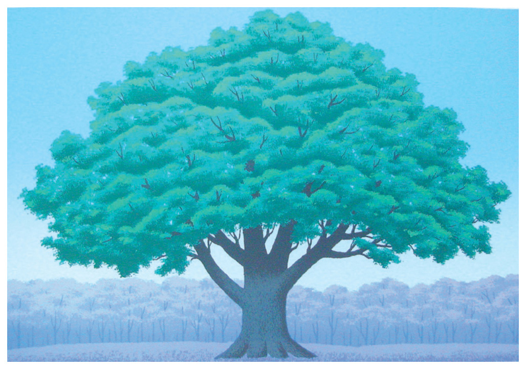 国武久巳 絵画(版画/シルクスクリーン) 大樹 3821|アート＆フレーム|絵