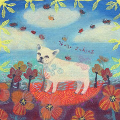 カレン ホイプティング ジクレー 額装 犬 カレン・ホイプティング 絵画