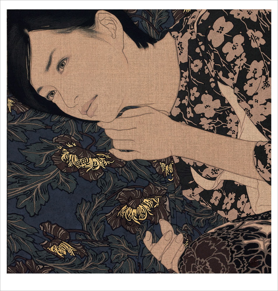 池永康晟 絵画 (版画/ジクレー) 糖菓子の娘・愛美 9169|アート