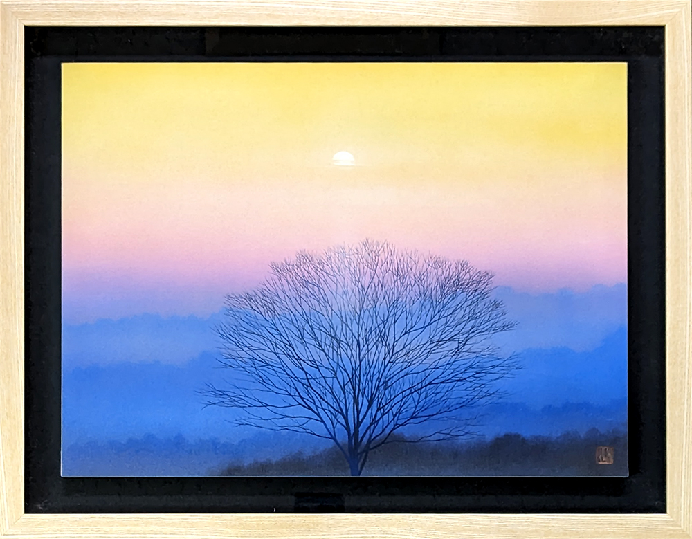 日本画 風景画 斉藤和 原画 真作 絵画 41 日本画風景画斉藤