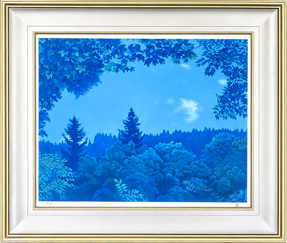 絵画『トロピカルな窓』(窓の額)ヘイ平山画 絵画『トロピカルな窓』(窓