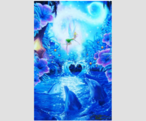 クリスチャンラッセン・ラッセン絵画】ディズニーティンカーベル 版画