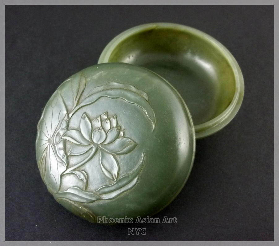 15-16世紀ビルマ 白錫釉緑彩面取小壺 / 仏教美術 鉛