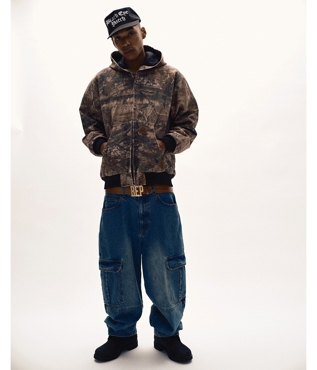 WASHED HOODED DUCK JACKET | BlackEyePatch(ブラックアイパッチ