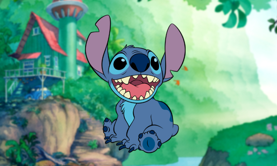 キャンバスアート Disneyスティッチ ハワイアンレイ キャンバスアート