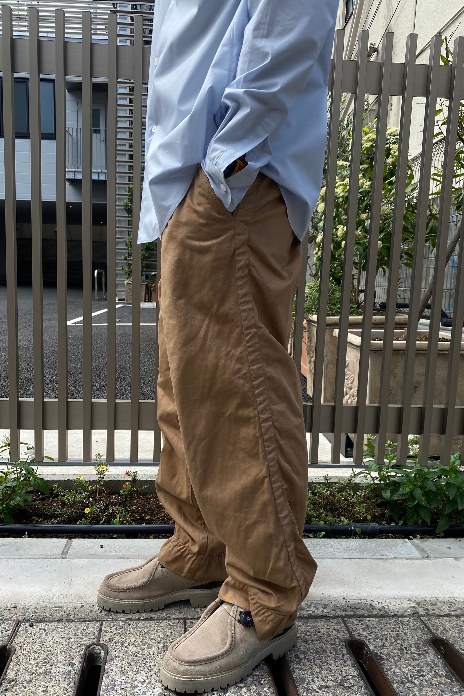 名作 kolor カラー パッカリング ブサイク パンツ サイズ3 オリーブ