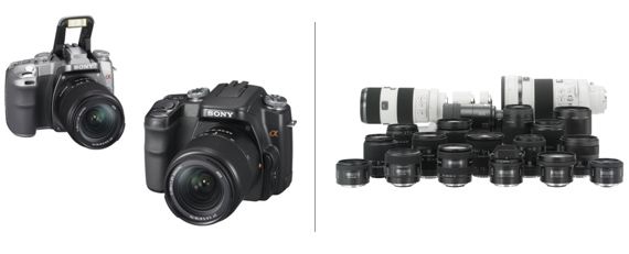 新製品情報】ソニーが新開発のデジタル一眼レフカメラ“α100”を発売