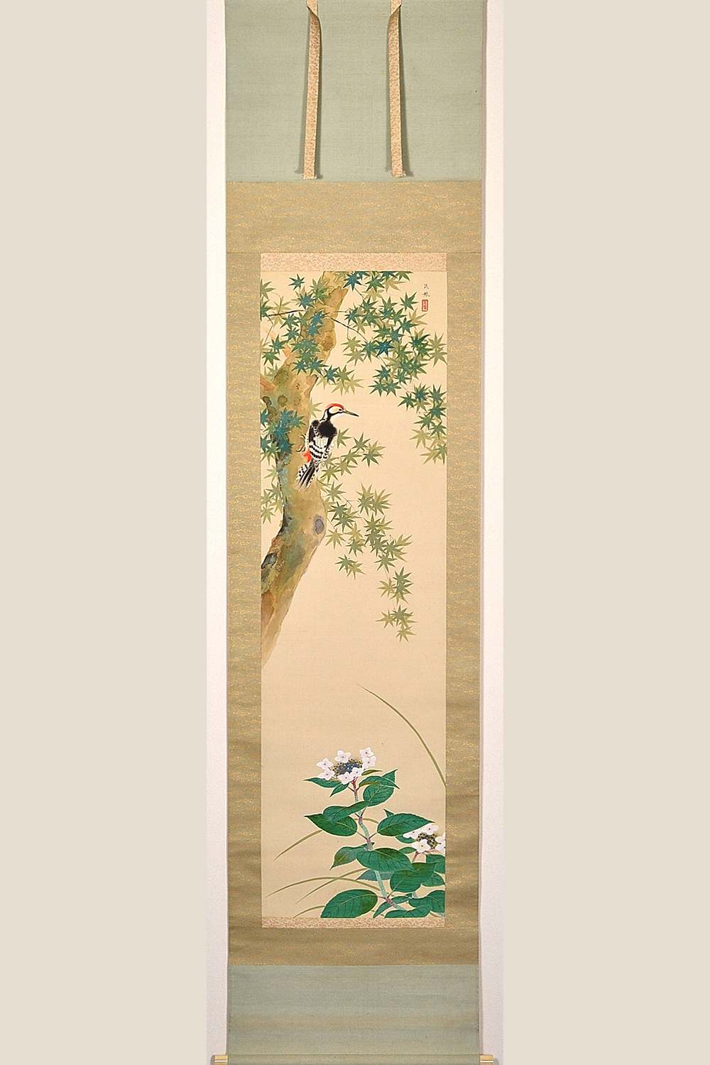 ☆2388 晁勢扇面画集 10枚 77/300 晁勢木版画 三輪晁勢 額縁 ☆2388 晁