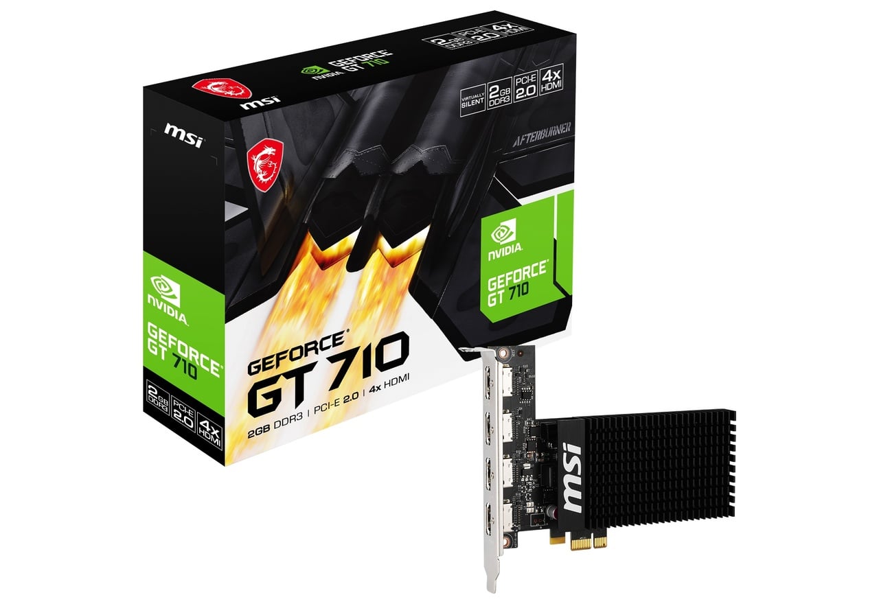 GT 710 2GD3H 4HDMI | MSI グラフィックボード GeForce GT 710 | 株式