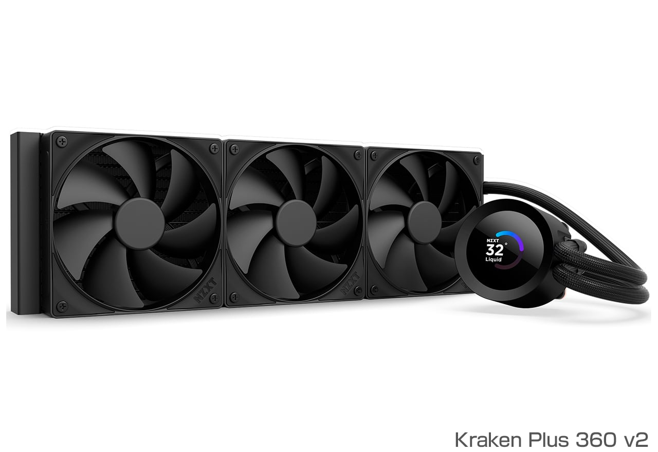 Kraken Plus v2シリーズ | NZXT 水冷一体型CPUクーラー | 株式会社アスク
