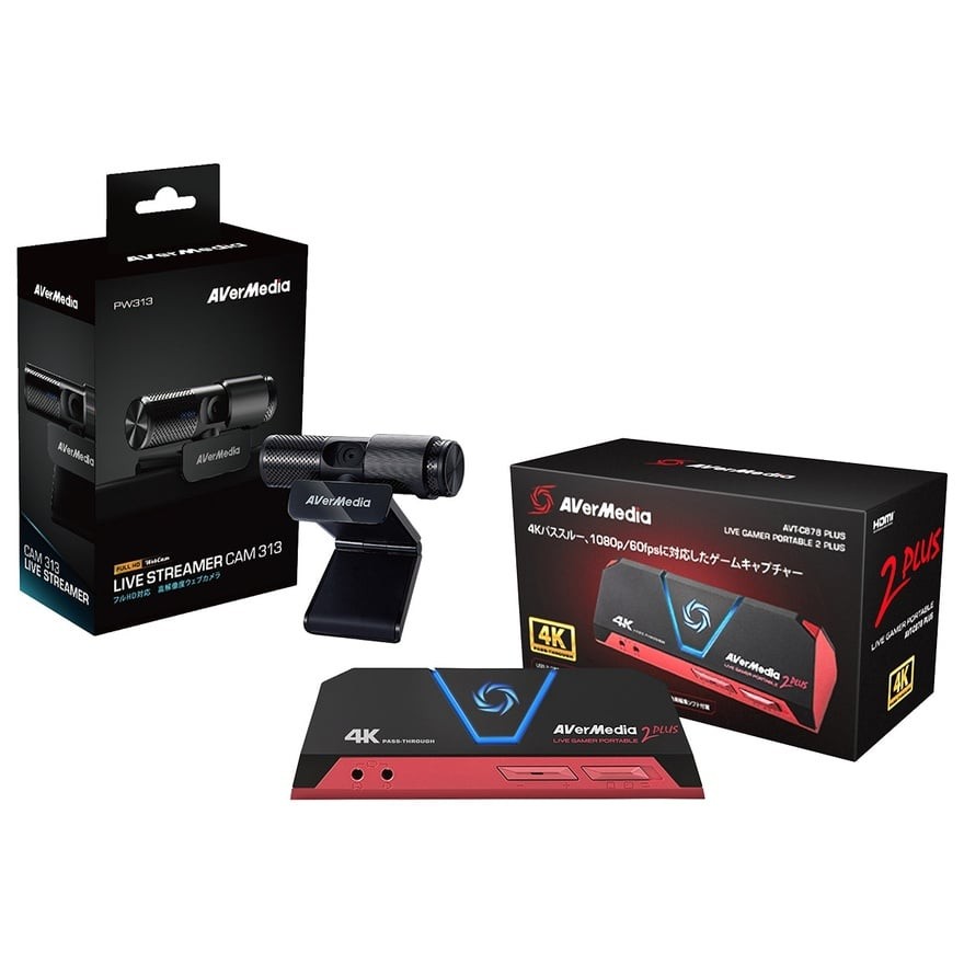 AVT-C878 PLUS And CAM313 | AVerMedia ゲームキャプチャーとウェブ