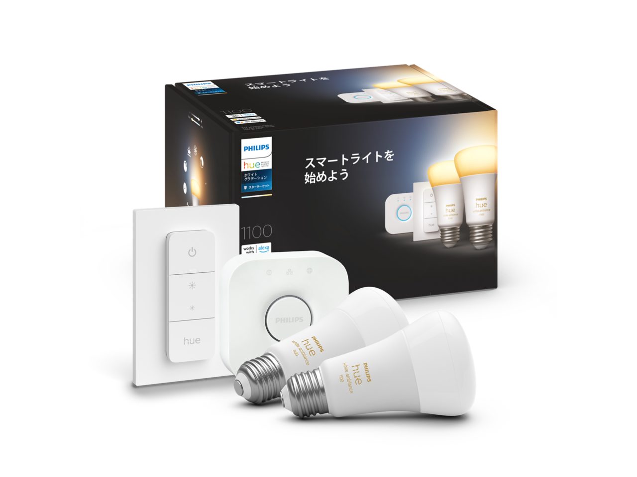 未開封】PHILIPS hue ライトセット 4個 未開封】PHILIPS hue ライト