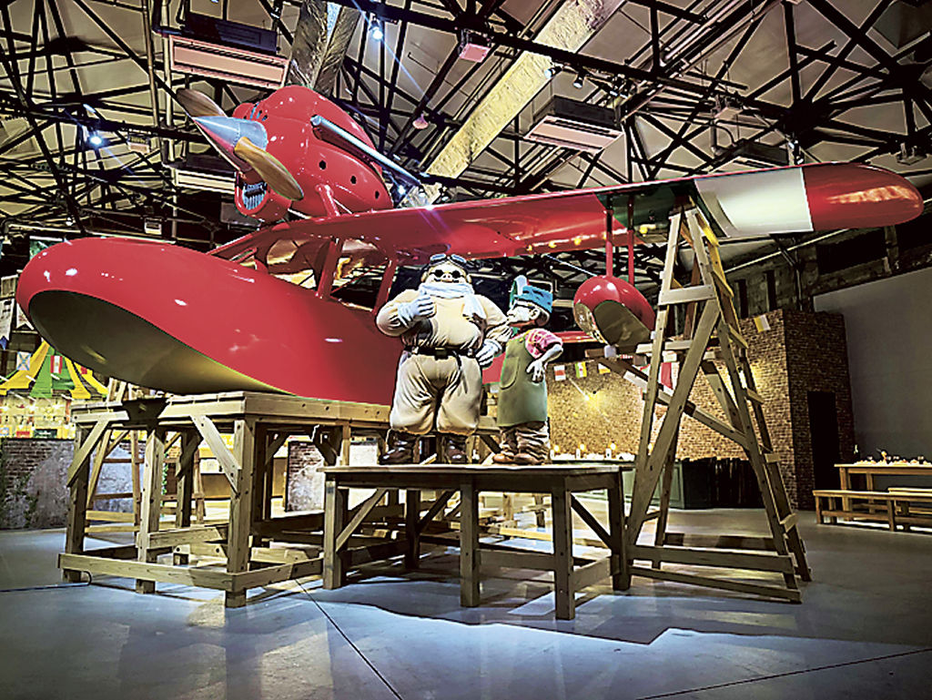 紅の豚 レイアウト展 原画 実寸レプリカ 額縁入り ジブリ スタジオ