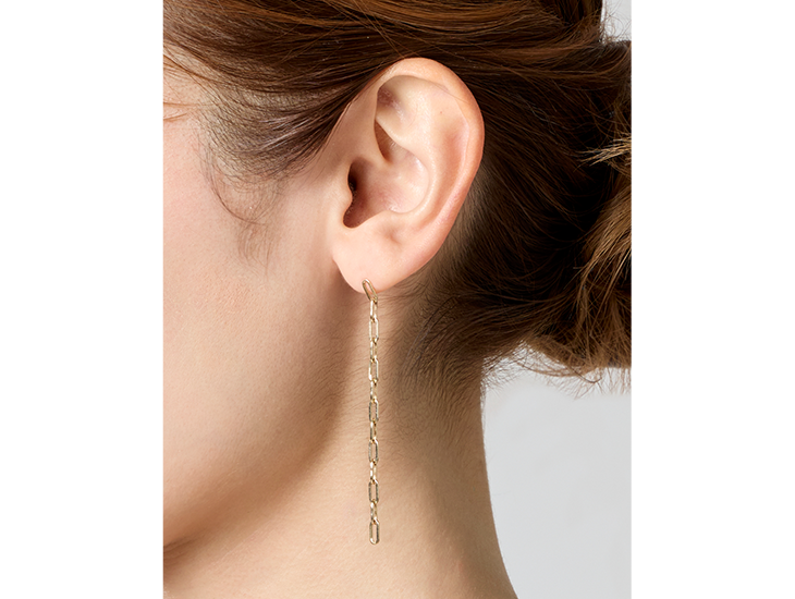 K10 ボリュームチェーン ロングピアス| | アテニア公式オンライン