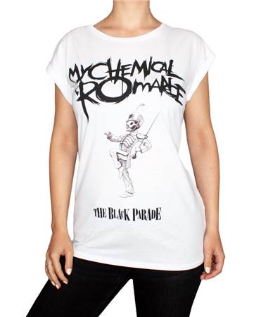 Womens T-Shirt My Chemical Romance - The Black Parade white | 3DE8