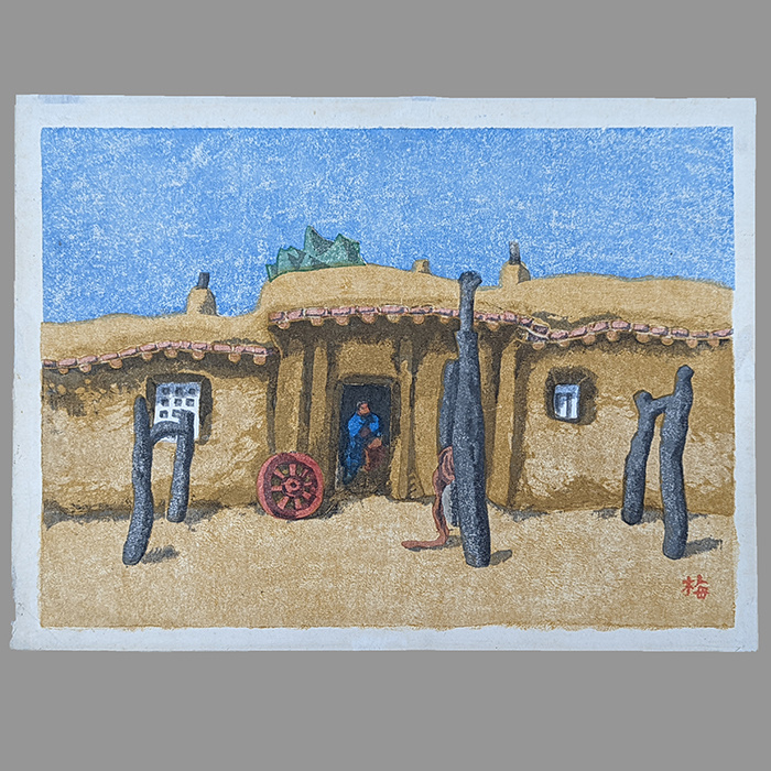 畦地梅太郎 あとりえ・う web shop 木版画 風景画