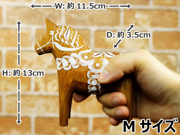 Grannas社 ダーラナホース ビンテージ 赤と黒2点セット ダーラナホース