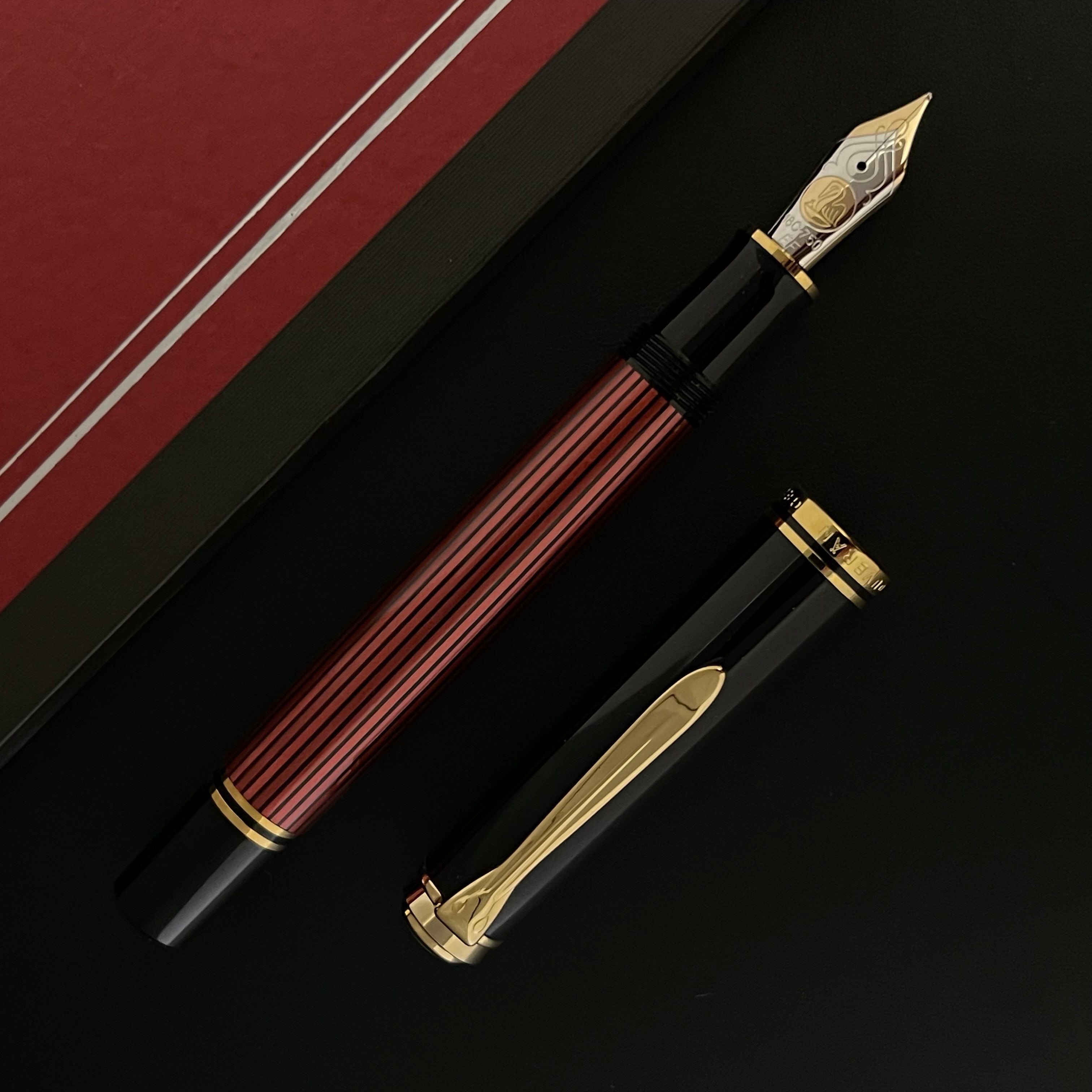 Pelikan Souveran M800 Fountain Pen - Red – Atlas Stationers