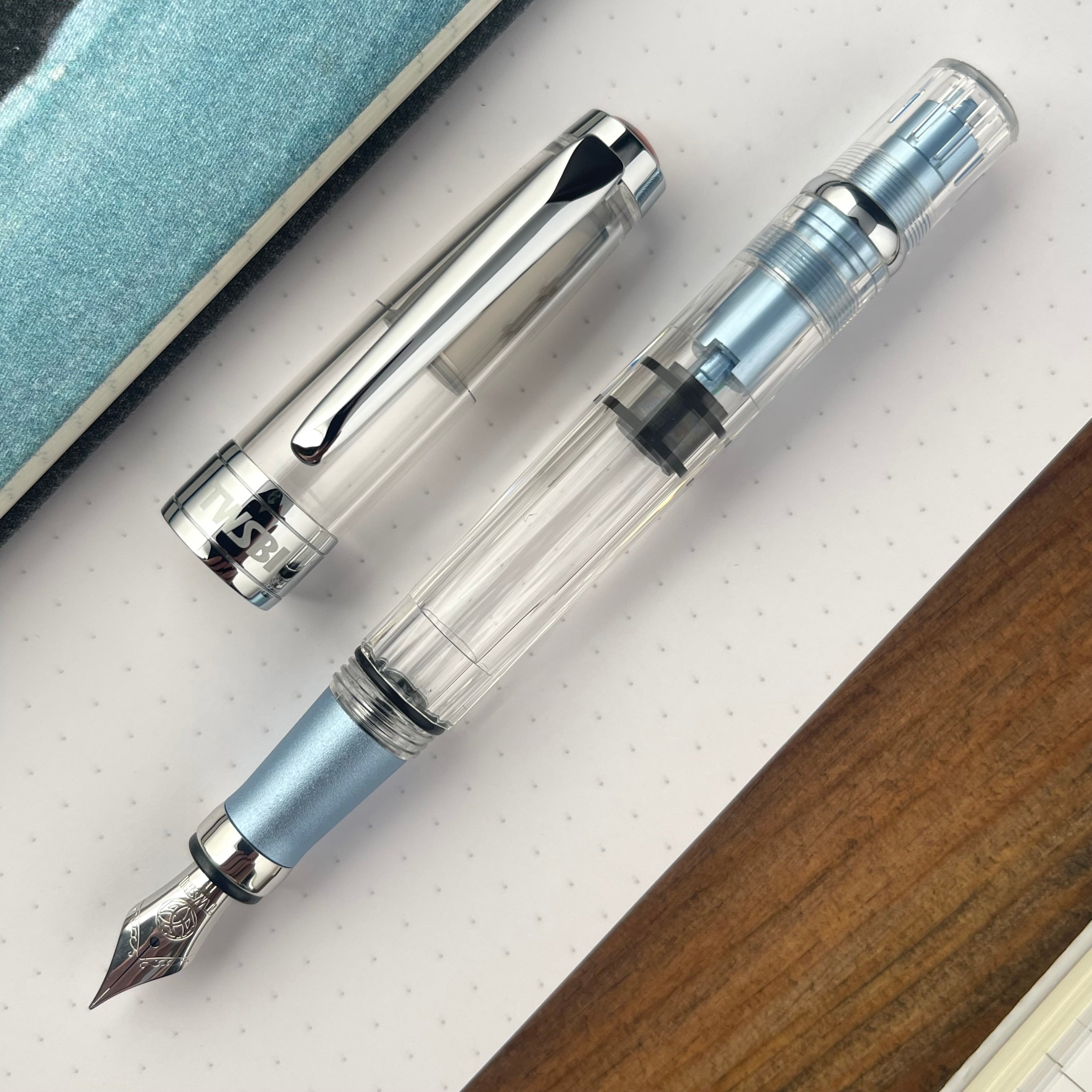 TWSBI Diamond 580AL Fountain Pen - Iceberg Blue – Atlas Stationers