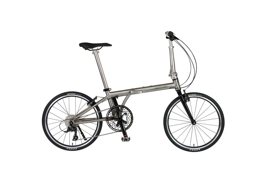 色褪せることのない価値 チタンフレームの折りたたみ自転車 【HARRY
