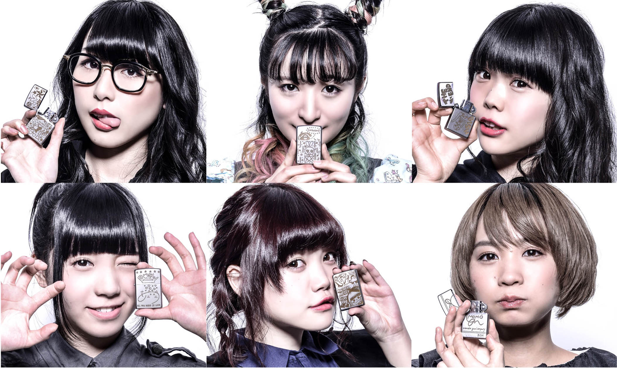 ZippoとBiSHがコラボ！メンバー書き下ろしの オリジナルデザインZippo