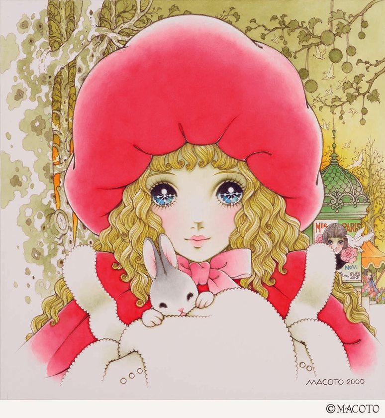 高橋真琴 公式複製原画 春の女神 直筆サイン入り 高橋真琴 公式複製