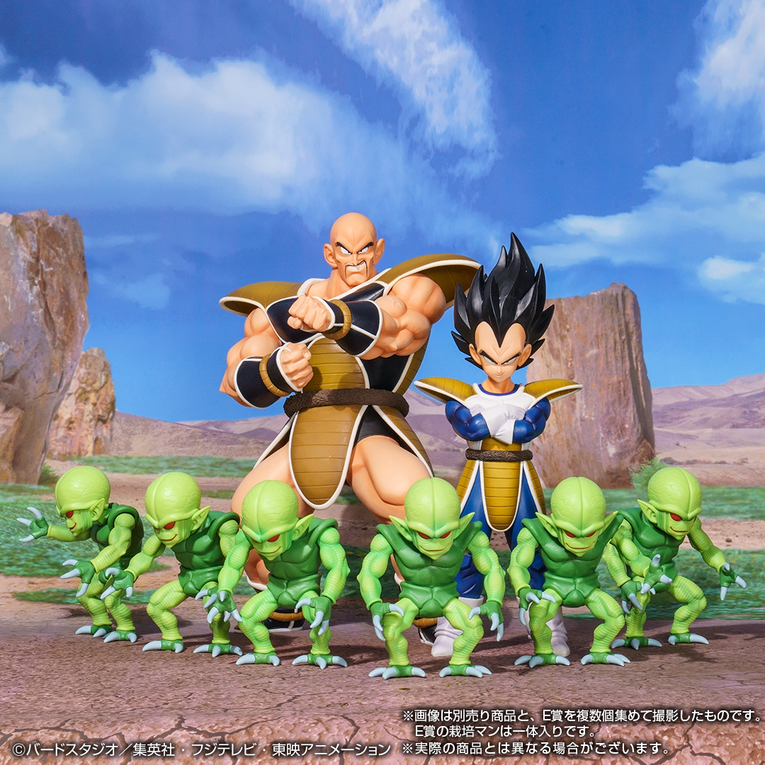 一番くじ「ドラゴンボール EX シリーズ」最新作に ベジータ、ナッパ