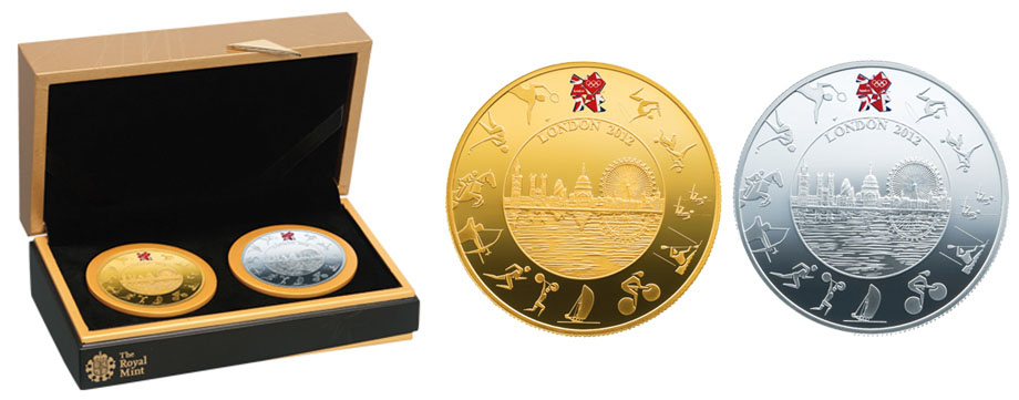 ま*ー様 2011年ロンドンオリンピック記念銀貨セット ま*ー様 2011年