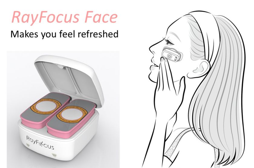 近赤外線レーザーと赤色LED光で肌環境を整える、 光美顔器RayFocusFace