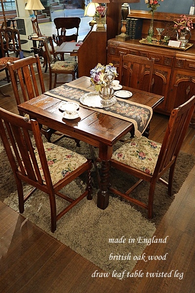 イギリス アンティーク 家具 ダイニングテーブル リフェクトリー 6066d