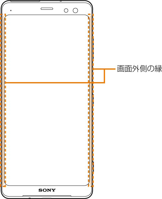 サイドセンスの使いかた | XPERIA™ XZ3 SOV39 | オンラインマニュアル