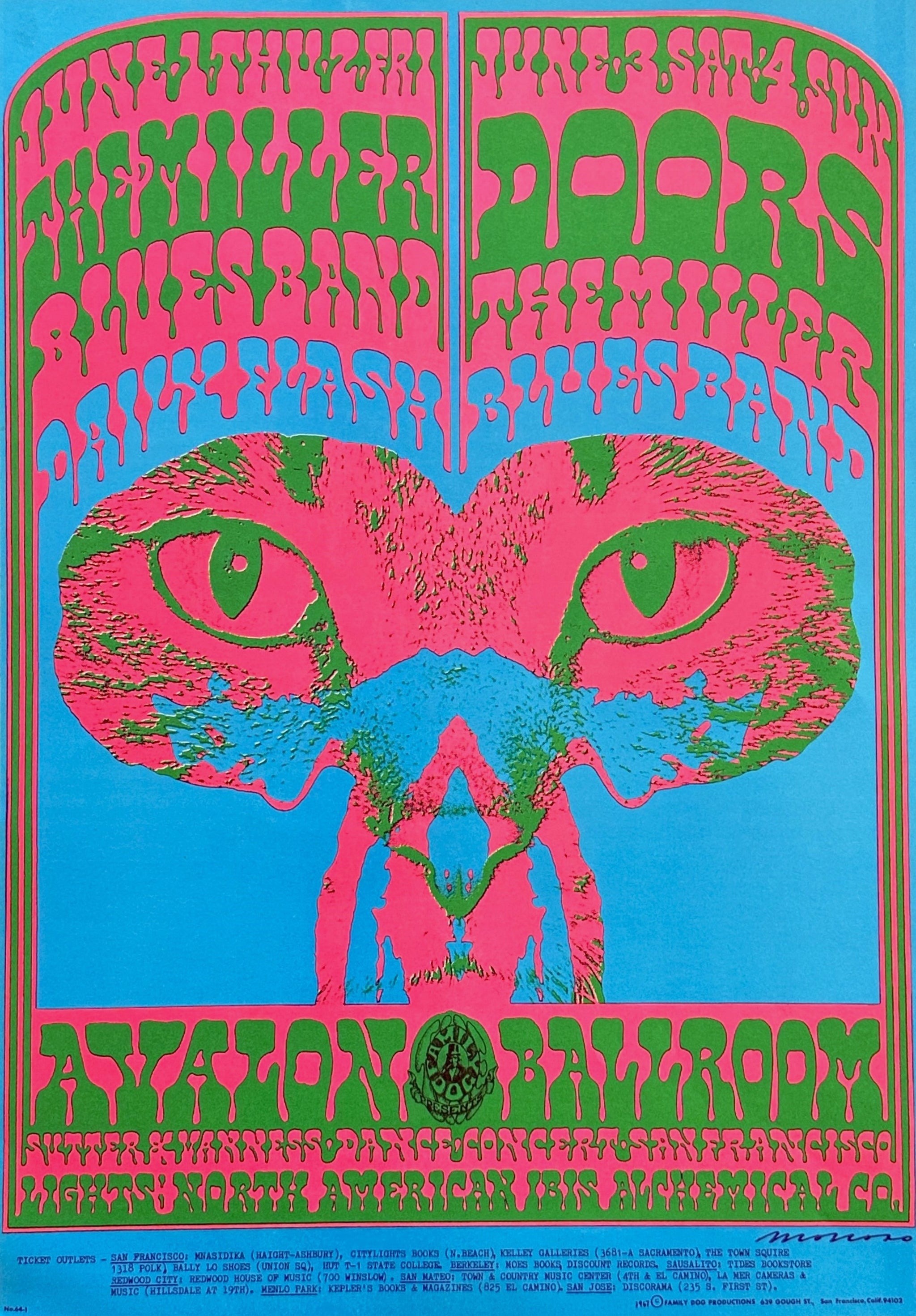 The Doors- FD-64 , Original Vintage Poster - Authentic Vintage Posters